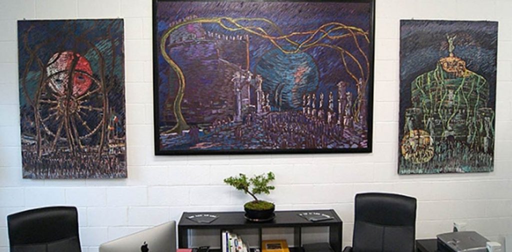 Da pochi giorni Laboratori del Brand e Gabriele Jagnocco, spinti dall'obiettivo comune di valorizzare l'arte e la cultura, hanno dato vita ad una nuova iniziativa allestendo lo studio dell'agenzia creativa (in Via Prenestina Nuova 307/c - Palestrina) con alcune delle meravigliose opere dell'artista prenestino.